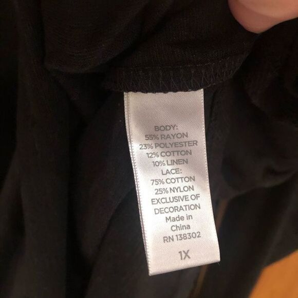 Women’s Peek-a-Boo Top size 1X - Picture 12 of 13